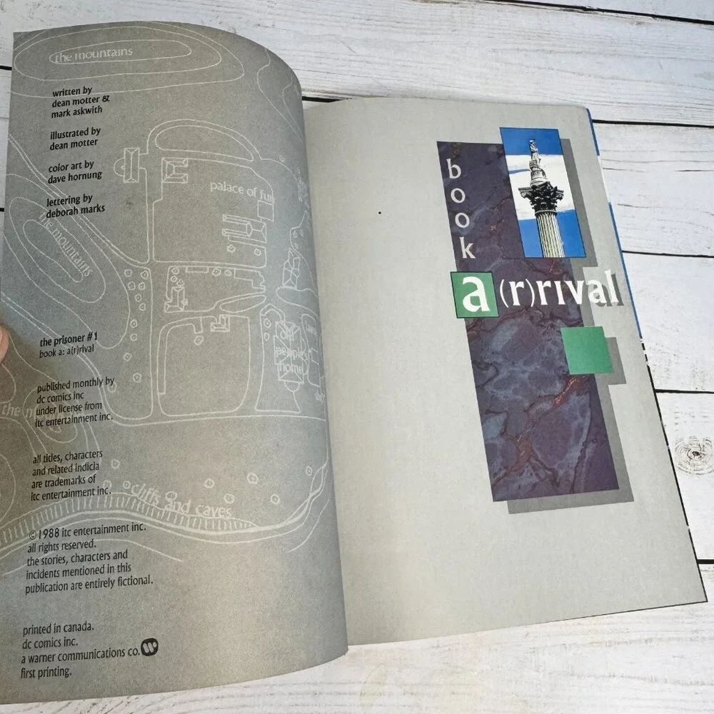 The Prisoner Issue #1-4 by Dean Motter & Mark Askwith DC‎ Comic Books Softcover